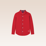 Harry Boys Red Button-Down Long Sleeves