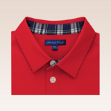 Harry Boys Red Button-Down Long Sleeves