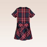 Nova Girls Red Drop-Waist Dress