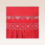 Soleil Baby Girls Red Smocked Dress