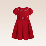 Romaine Girls Red Party Dress