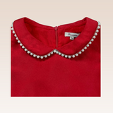 Romaine Girls Red Party Dress