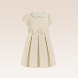 Romaine Girls Beige Party Dress