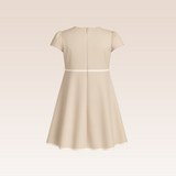 Regine Girls Beige A-Line Skirt Dress