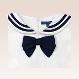 Tiff Girls Ivory Sailor Dress