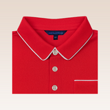 Rohan Boys Red Polo Pique Shirt