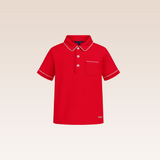 Rohan Boys Red Polo Pique Shirt