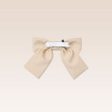 Tilly Girls Beige Bow Clip