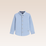 Harry Boys Blue Striped Button-Down Long Sleeves