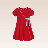 Haniya Girls Red Dress
