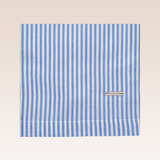 Mael Boys Light Blue Striped Button-Down Long Sleeves