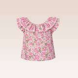 Oprah Girls Pink Ruffled Top