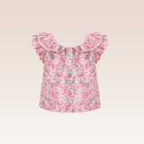 Oprah Girls Pink Ruffled Top