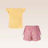 Gummy Girls Pink AOP Top and Shorts Set