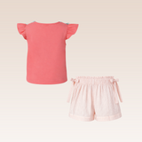 Gummy Girls Light Pink Top and Shorts Set
