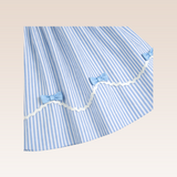 Aria Baby Girls Light Blue Striped Dress