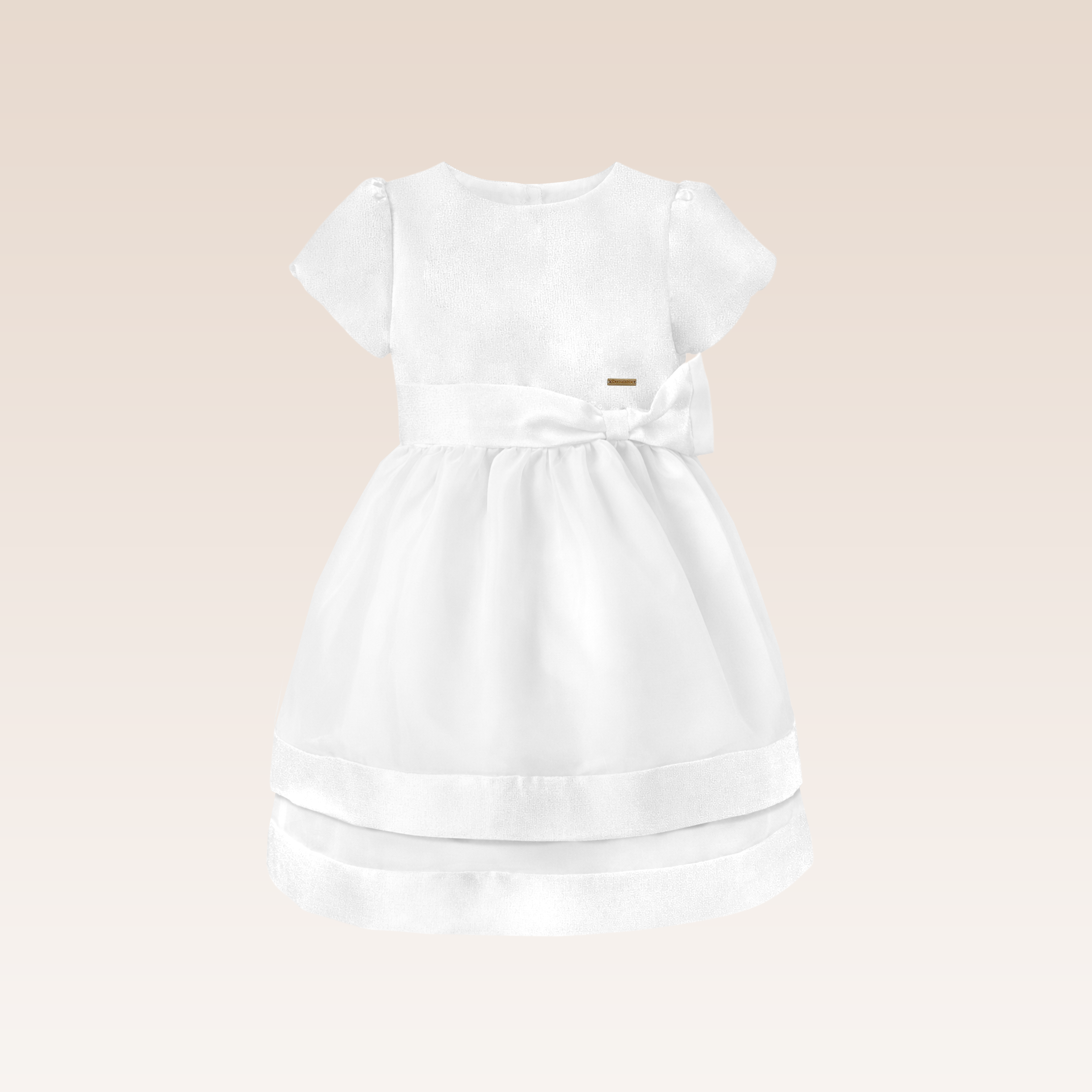 Riley Girls White Party Dress