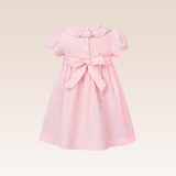 Nahja Baby Girls Pink Smocked Dress