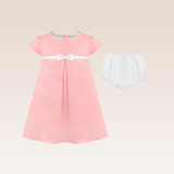 Adeline Baby Girls Pink Shift Dress