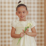 Sylvie Girls Yellow Smocked Dress