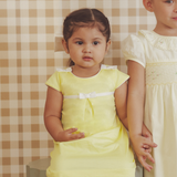 Adeline Baby Girls Yellow Shift Dress