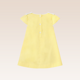 Adeline Baby Girls Yellow Shift Dress