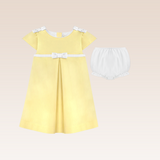 Adeline Baby Girls Yellow Shift Dress