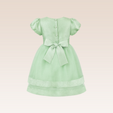 Riley Girls Green Party Dress