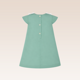 Adeline Baby Girls Green Shift Dress