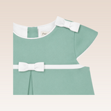 Adeline Baby Girls Green Shift Dress
