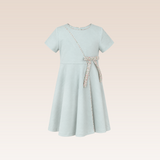 Haniya Girls Light Green Dress