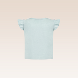Nataly Girls Light Green Top with Bows