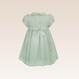 Hermie Baby Girls Mint Smocked Dress