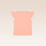 Nataly Girls Peach Top with Bows