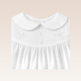 Rina Baby Girls Ivory Embroidered Dress