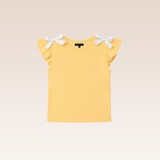 Nataly Girls Yellow Top with Bows