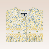 Nadine Girls Light Yellow Smocked Dress