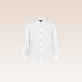 Malik Boys White Button-Down Long Sleeves