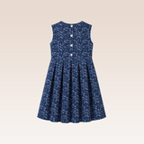 Harlowe Girls Navy Pleated Dress
