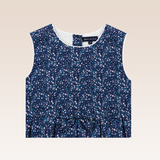Harlowe Girls Navy Pleated Dress