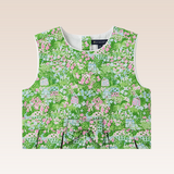 Harlowe Girls Green Pleated Dress