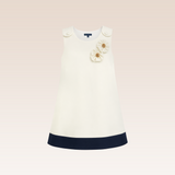 Racqui Girls Ivory Shift Dress
