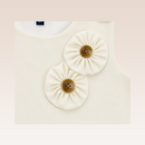 Racqui Girls Ivory Shift Dress
