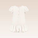 Sharlene Girls Ivory Bubble Skirt Dress