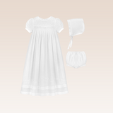 Catherina Baby Girls White Christening Gown Set