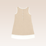 Addison Gilrs Beige Shift Dress