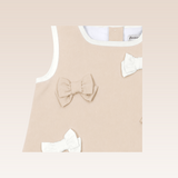 Addison Baby Girls Beige Shift Dress