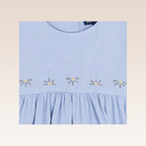 Odina Girls Blue Tunic Top and Leggings Set