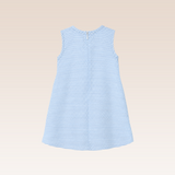 Orania Baby Girls Light Blue Striped Smocked Dress