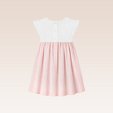Margaery Baby Girls Pink Striped Smocked Dress